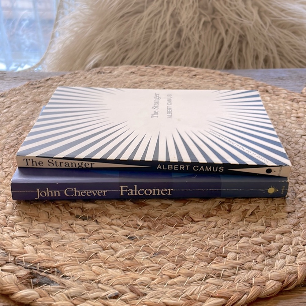 Set of 2 Books | John Cheever | Falconer | Albert Camus | The Stranger